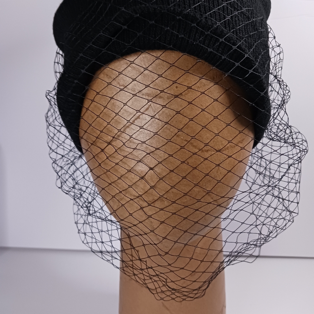 Veiled black Beanie